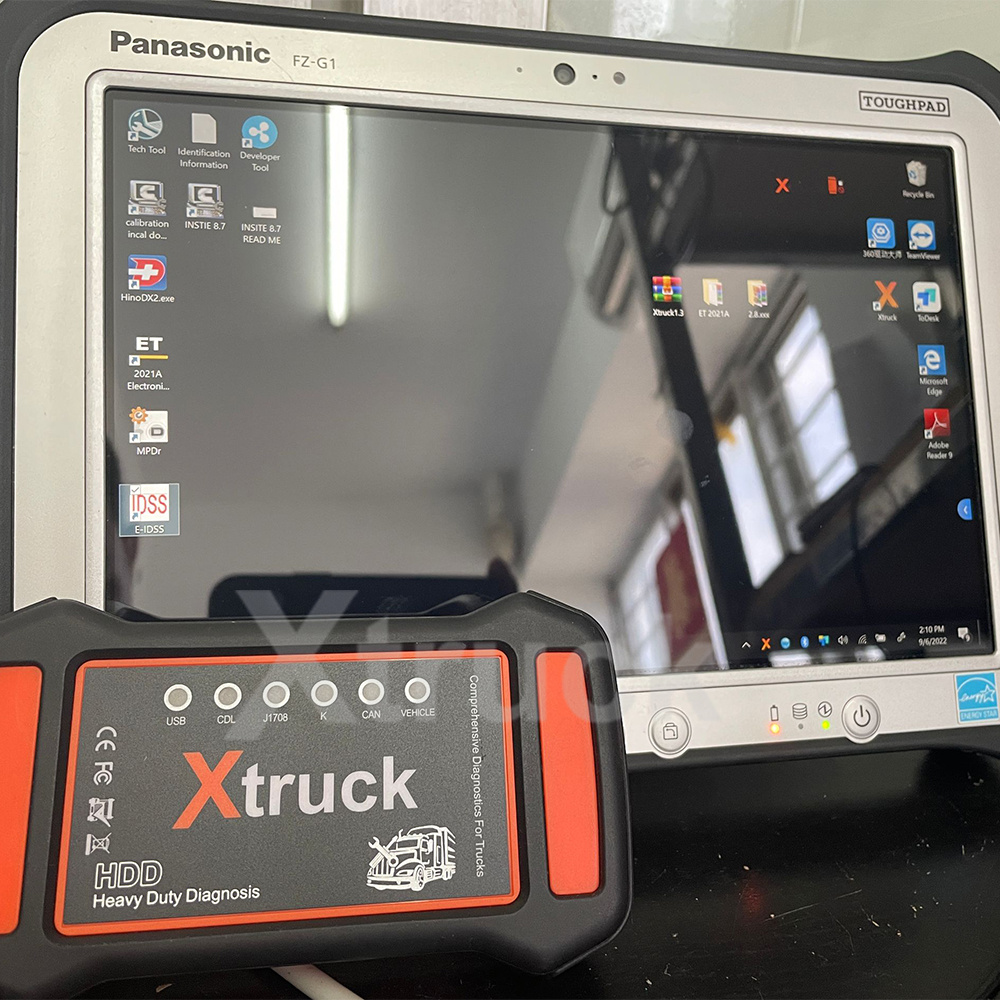 XTRUCK FOR CUMMINS-12 Cable engineering construction machinery truck excavator bus loader diagnostic tool