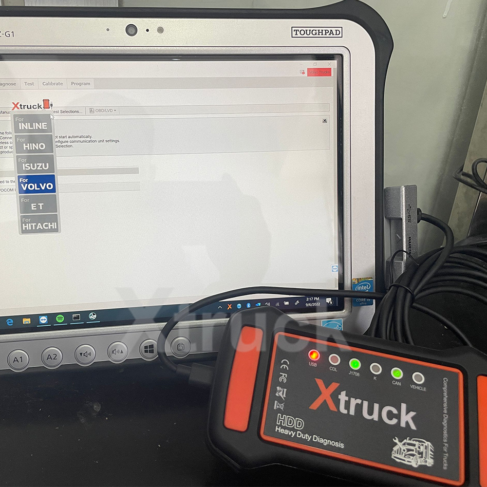 XTRUCK FOR CUMMINS-12 Cable engineering construction machinery truck excavator bus loader diagnostic tool