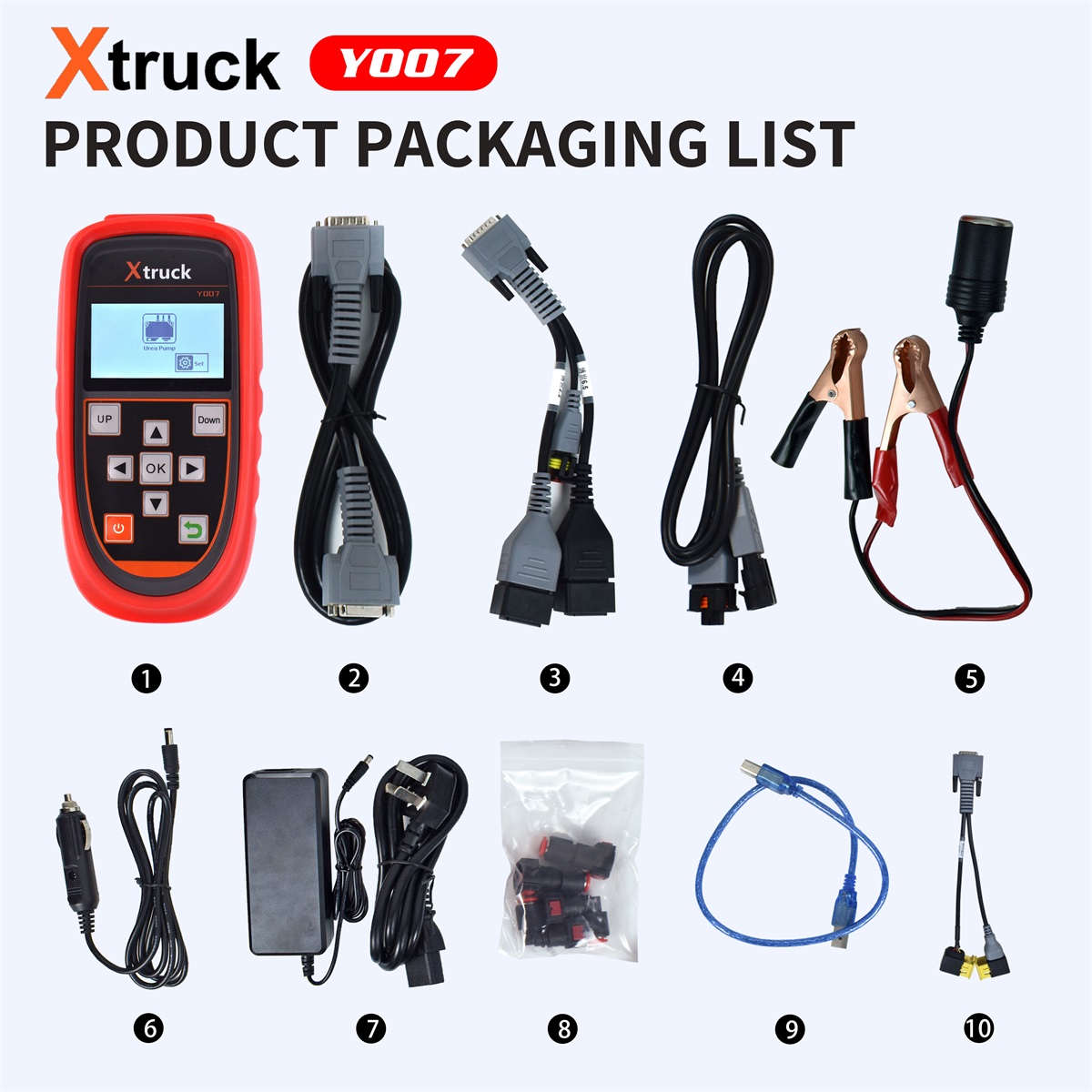 Xtruck Y007 Urea Pump Diagnostic Tool Support for 6.5/2.2