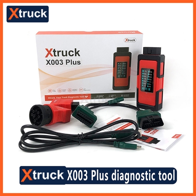 Xtruck X003 plus Read fault code DPF Regeneration support Cummins VOLVO and SCANIA Truck Diagnostic Tool